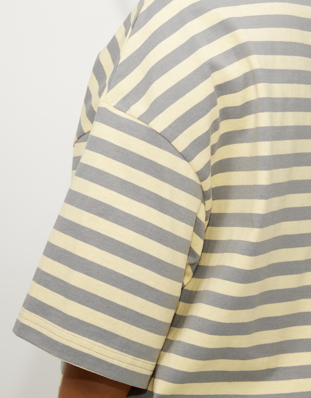 Dazie - Nostalgia Stripe Oversized Boyfriend Tee
