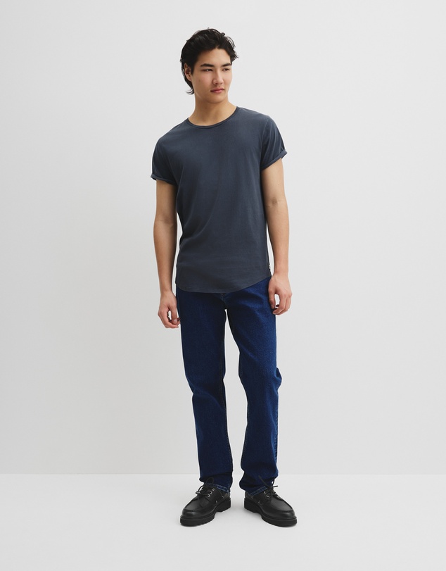 Country Road - Australian Cotton Longline Garment Dye T-shirt