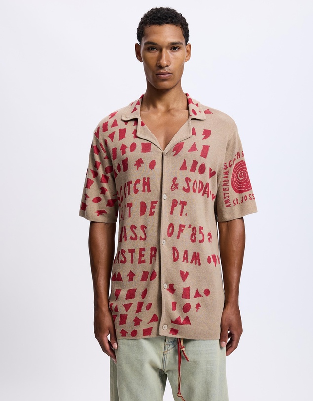 Scotch & Soda - Jacquard Knitted Shirt