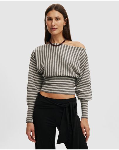 Tonal Grey Stripe