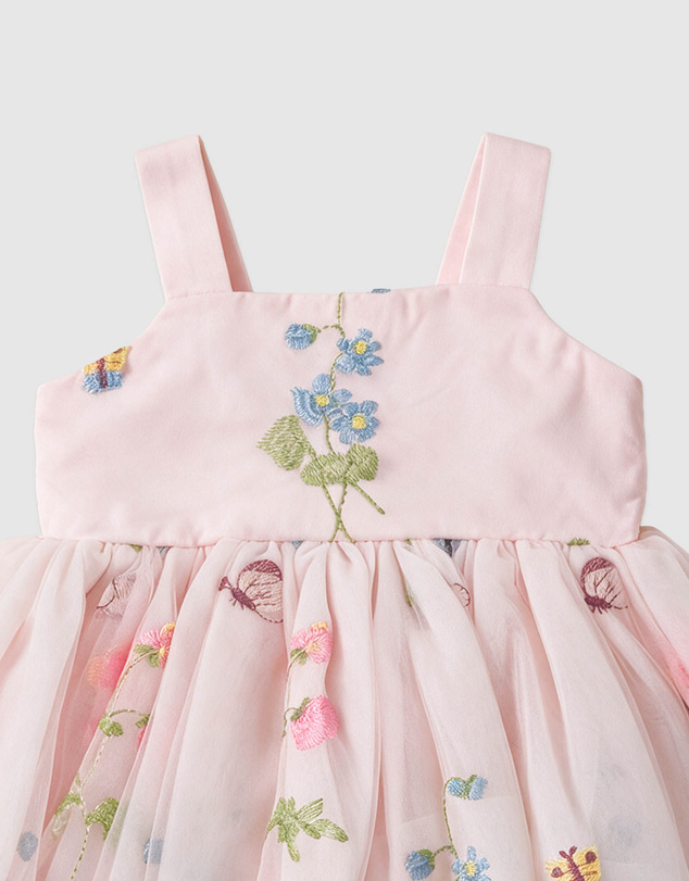 Bebe by Minihaha - Sophie Floral Embroidered Dress