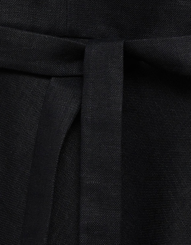 M.N.G - Nickie Bow Linen-Blend Dress