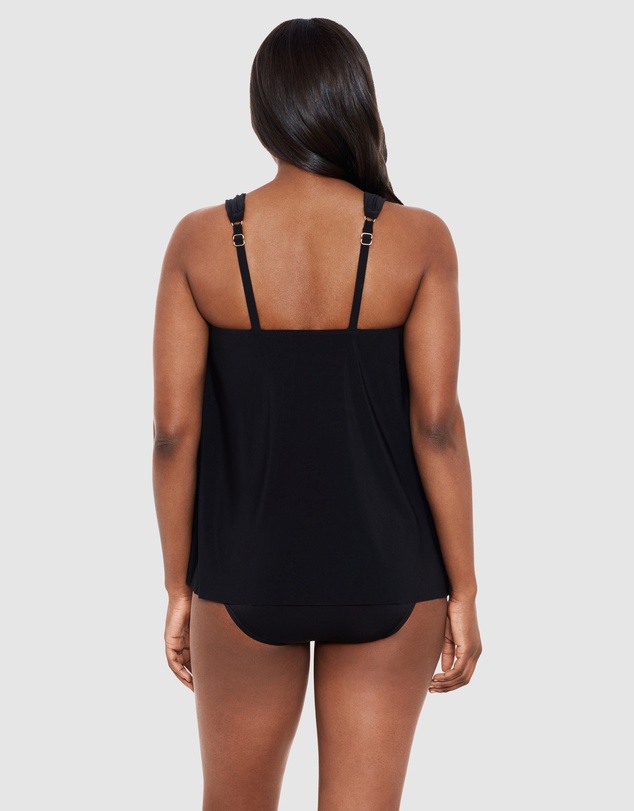 Miraclesuit Swimwear  - Dazzle Underwired Draped Tankini Top