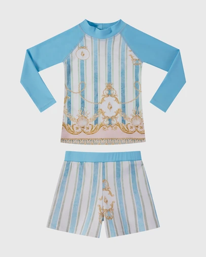 Aqua Blu Kids - Nautica Long Sleeve Rash Vest Set