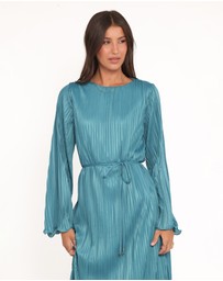 Petal & Pup - Armena Long Sleeve Maxi Dress - Teal
