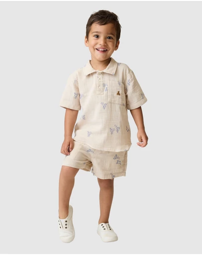 GAP - Gauze PO Easy Shorts - Babies-Kids