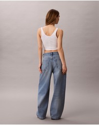 Calvin Klein Jeans - Twisted Seam Low Rise Baggy Jeans