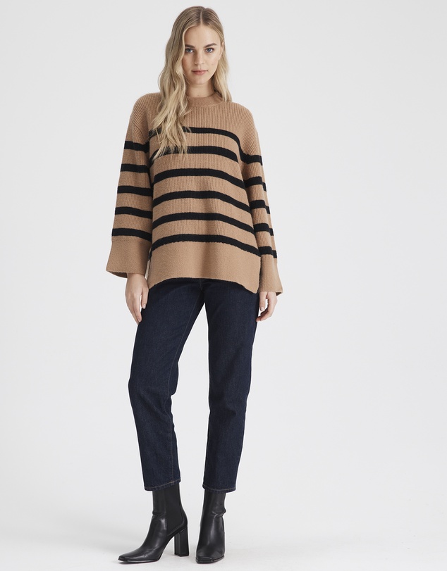 Everly Collective - Vancouver Striped Knit