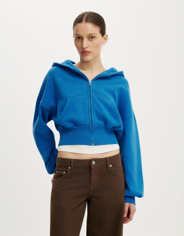 Cotton On - Oversized Zip Through Hoodie