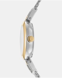 DKNY - Milanese Two-Tone 26mm Silver Dial Womens Watch