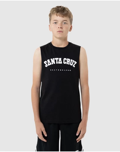 Santa Cruz - College Front Muscle Top - Teens