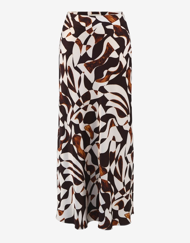 Forcast - Hazel Printed A-line Skirt