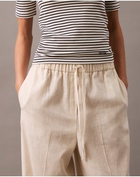 Calvin Klein - Relaxed Linen Cotton Pants