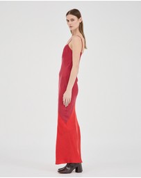 FRIEND of AUDREY - The Spliced Cupro Bias Dress