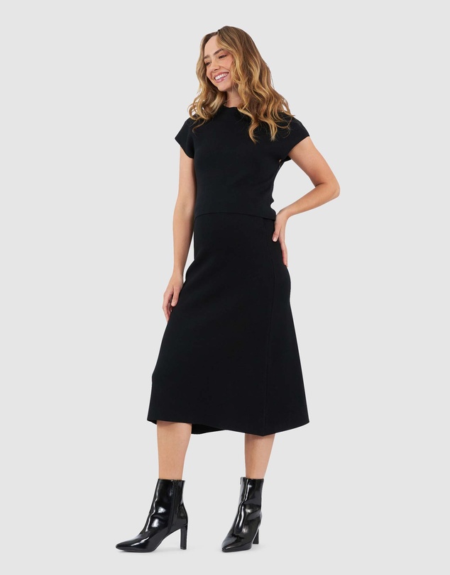 Ripe Maternity - A-Line Knit Skirt