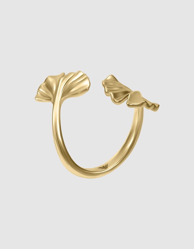 Emporio Armani - Gold tone Cocktail Ring