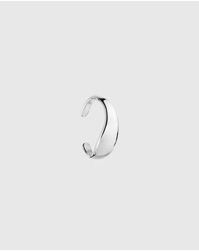 Najo - Tidal Silver Ear Cuff