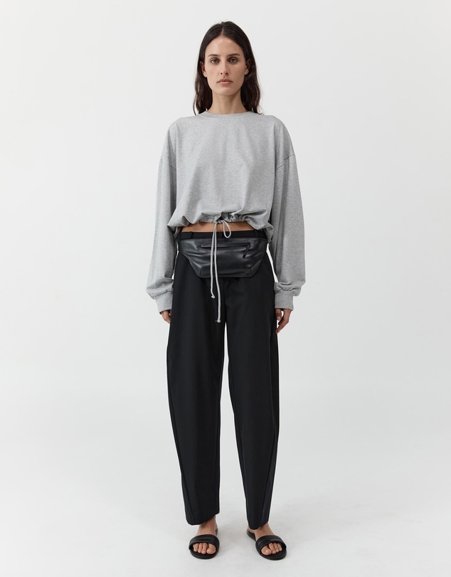 St. Agni - Drawstring Long Sleeve Top