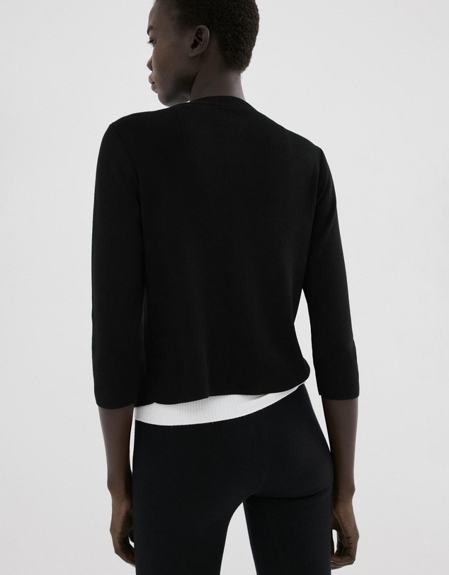 M.N.G - Knitted Cardigan With Jewel Button