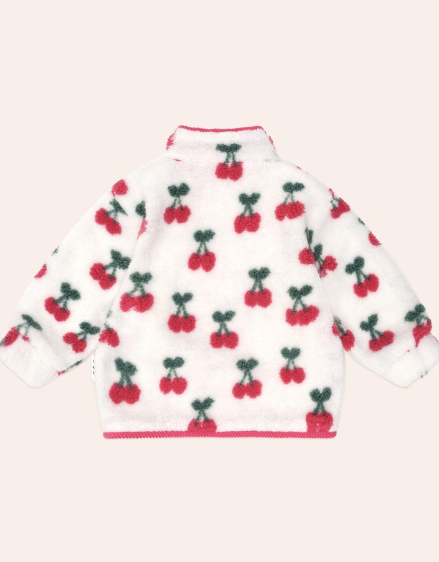 Huxbaby - Very Cherry Sherpa Jacket - Babies-Kids