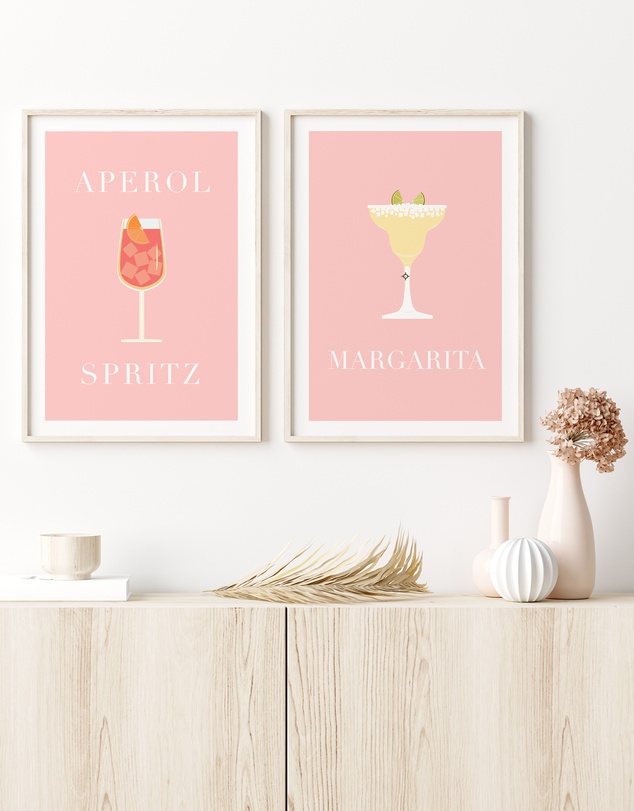 Olive et Oriel - Aperol Spritz Art Print