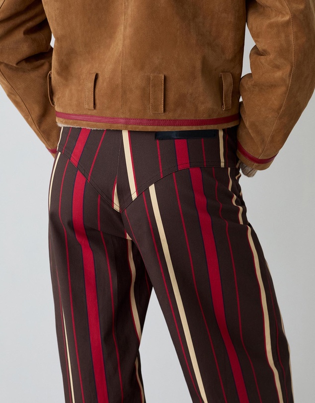 Laagam - Leroy Striped Twill Pants