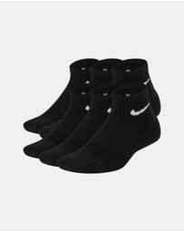 Nike - 6-Pack Cushioned Ankle Socks - Teens