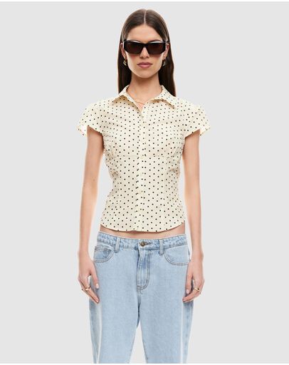 Butter Polka dot