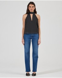 Rolla's - Edie Halter Polka Dot Tops