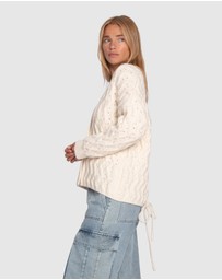 Belle & Bloom - Sugar Plum Chunky Cardigan