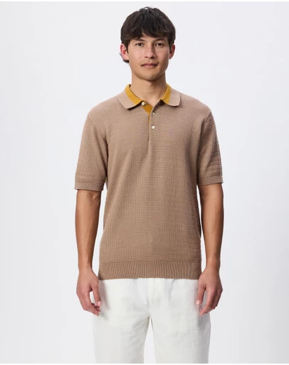 Scotch & Soda - Structured Knitted Regular Fit Polo