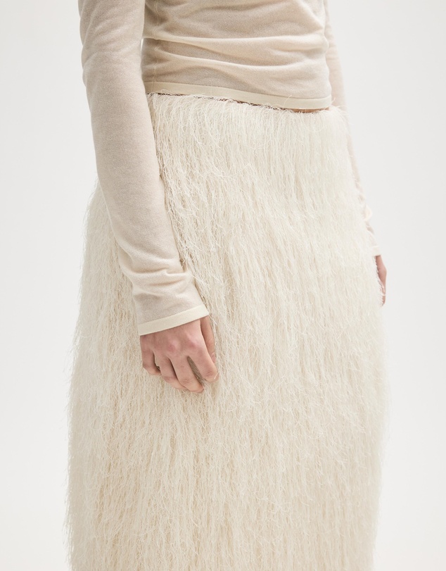 Minima Esenciales - Aila Textured Maxi Skirt
