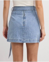 The Fated - Carlotta Denim Mini Skirt