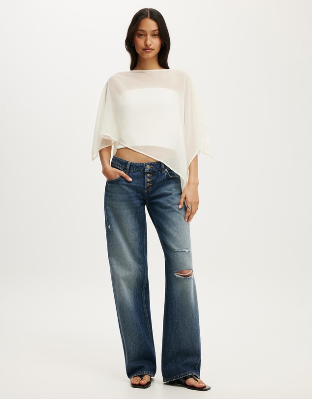 Cotton On - Chiffon Poncho