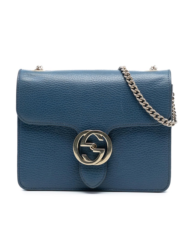 Pre-Loved by Azura Reborn - Pre-Loved Small Dollar Calfskin Interlocking G Crossbody