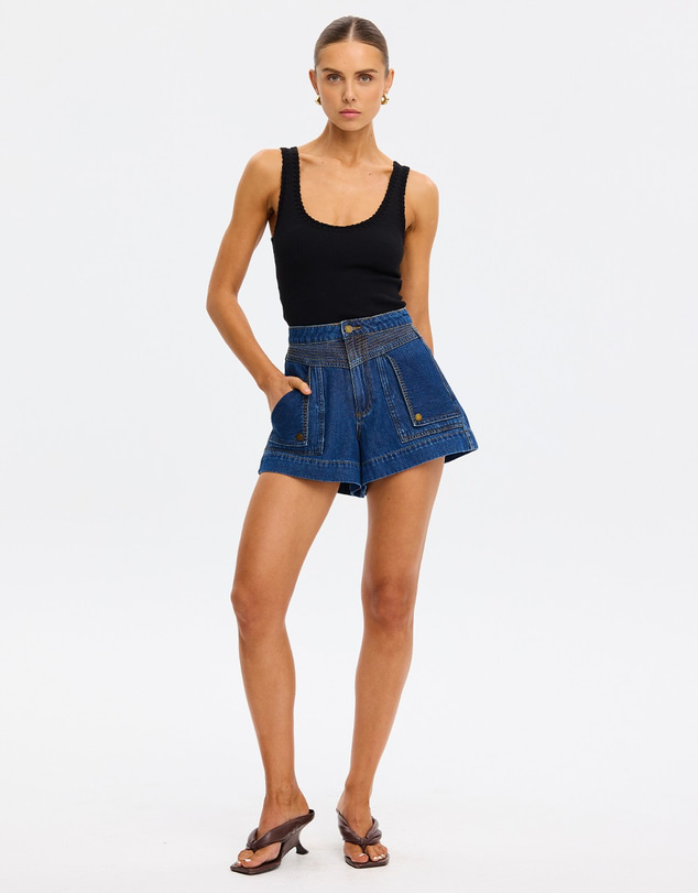 KIVARI - Celene Denim Short
