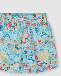 Goldie + Ace - Summer Bay Boardshorts - Babies-Kids