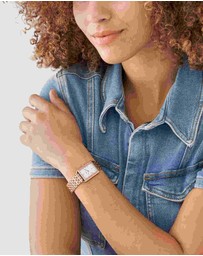 Fossil - Raquel Rose Gold Tone Analogue Watch