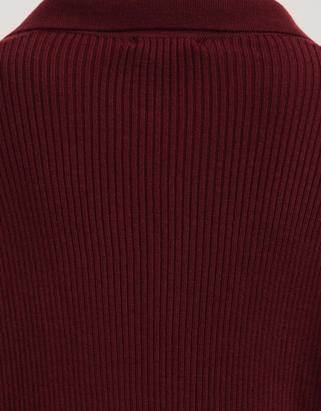 Atmos&Here Curvy - Eden Rib Collar Knit Jumper