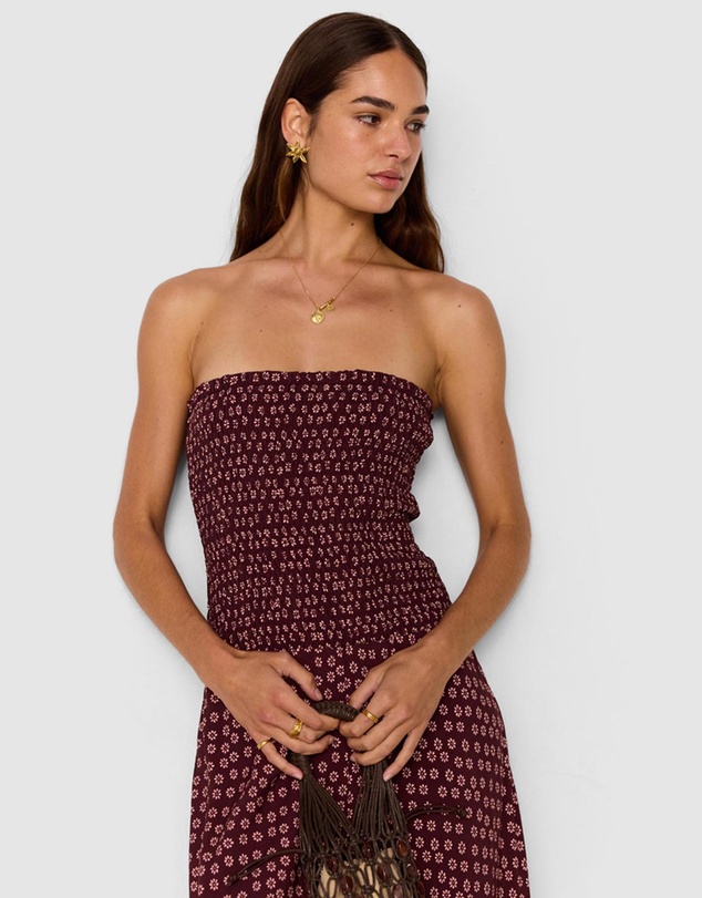 MINKPINK - Sierra Ruched Maxi Dress