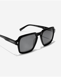 Hawkers Co - HAWKERS - Polarized Black Dark LASH Sunglasses for Men and Women UV400