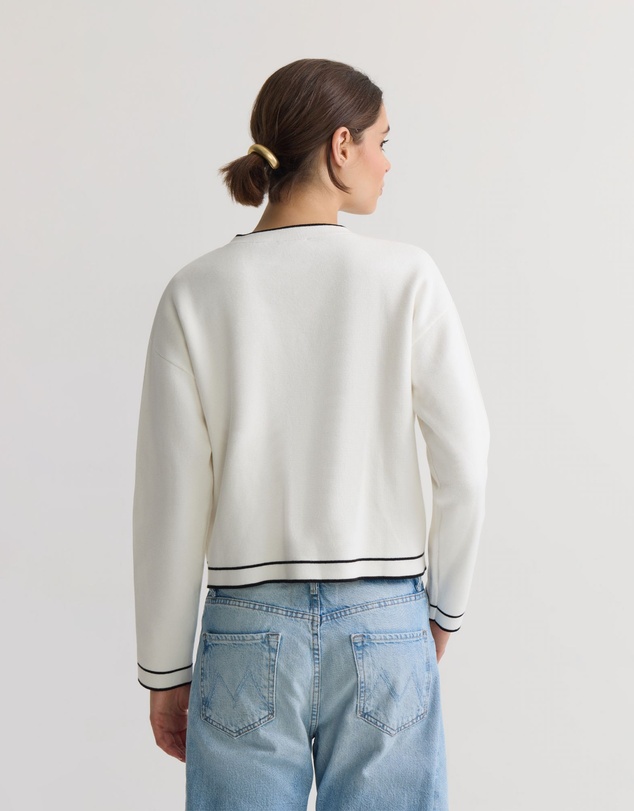 Oxford - Harper Contrast Trim Knit