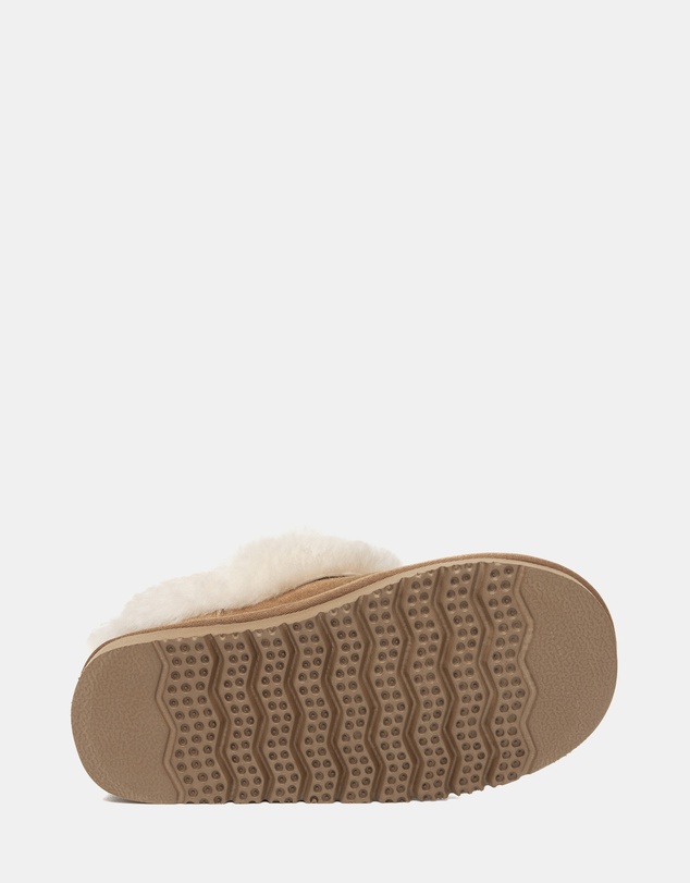 EVERAU - Australian Shepherd Ugg Kids Homey Slipper Cow Suede Upper House Shoes