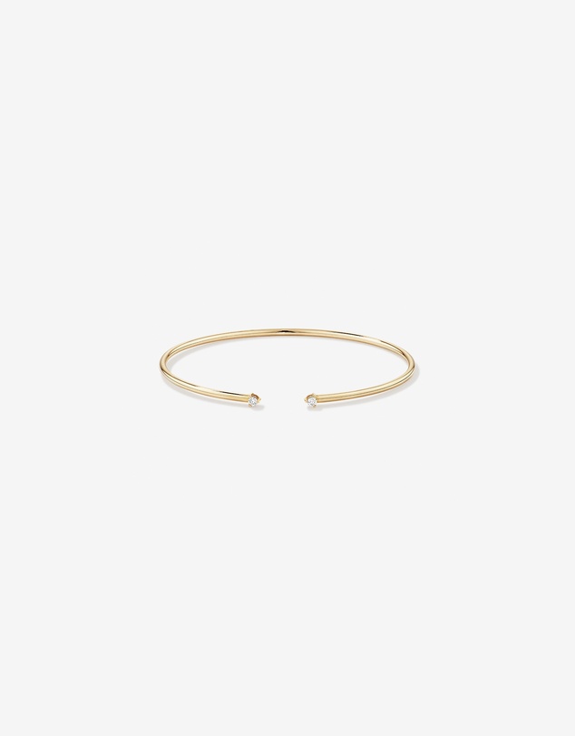 Michael Hill - Diamond Torque Bangle in 10kt Yellow Gold