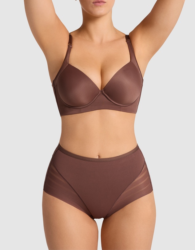 Leonisa - Lace Stripe Undetectable Seamless Shaping Brief