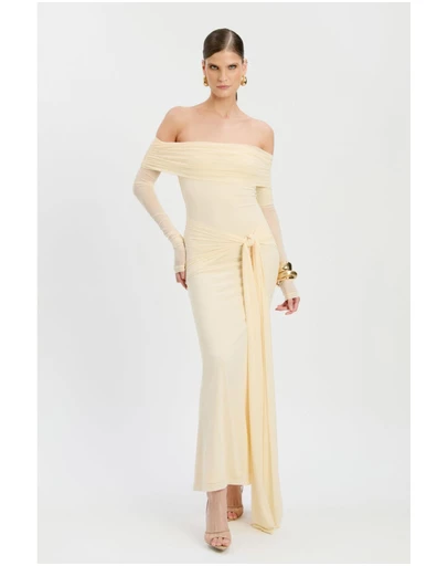Bardot - Selina Tie Front Mesh Dress