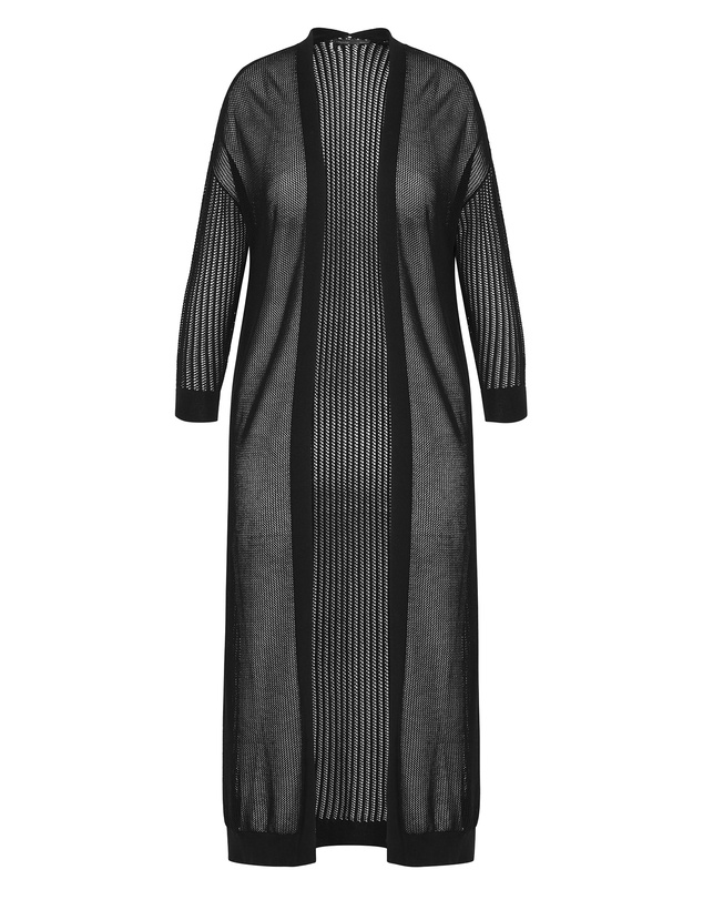 City Chic - Gigi Cardigan - black