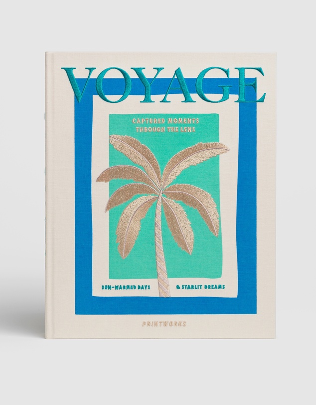 Printworks - Printworks Embroidered Photo Album-Voyage