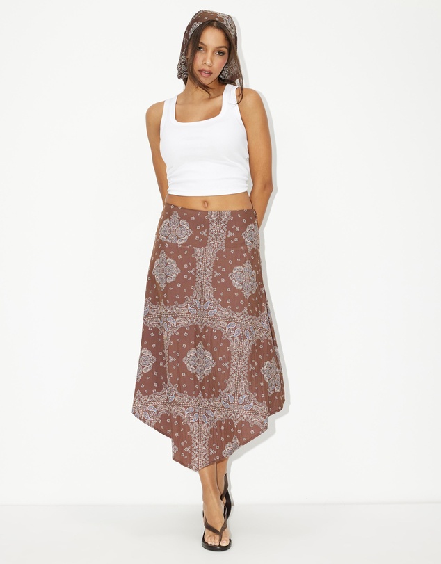 Dazie - Vacay Midi Skirt
