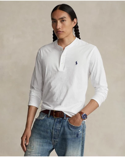 Polo Ralph Lauren - Long Sleeve Slub Jersey Henley T-Shirt
